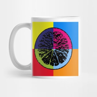 Pop art lemon slice Mug